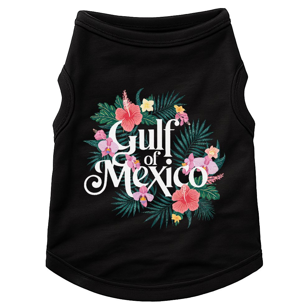 Gulf Of Mexico Gift Flag Beach Golfo De Mexico .Png Doggie Tank