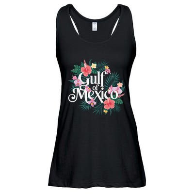 Gulf Of Mexico Gift Flag Beach Golfo De Mexico .Png Ladies Essential Flowy Tank