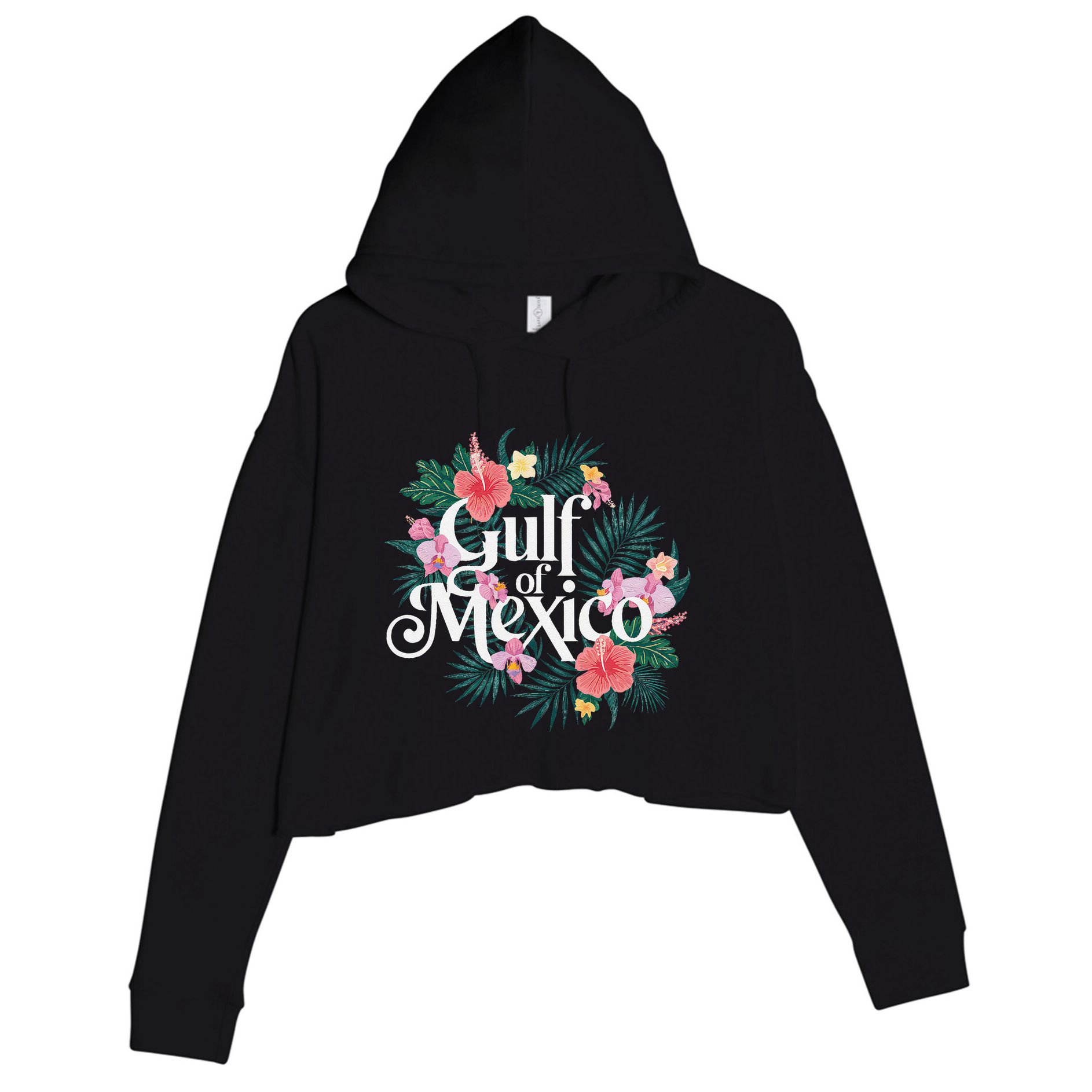 Gulf Of Mexico Gift Flag Beach Golfo De Mexico .Png Crop Fleece Hoodie
