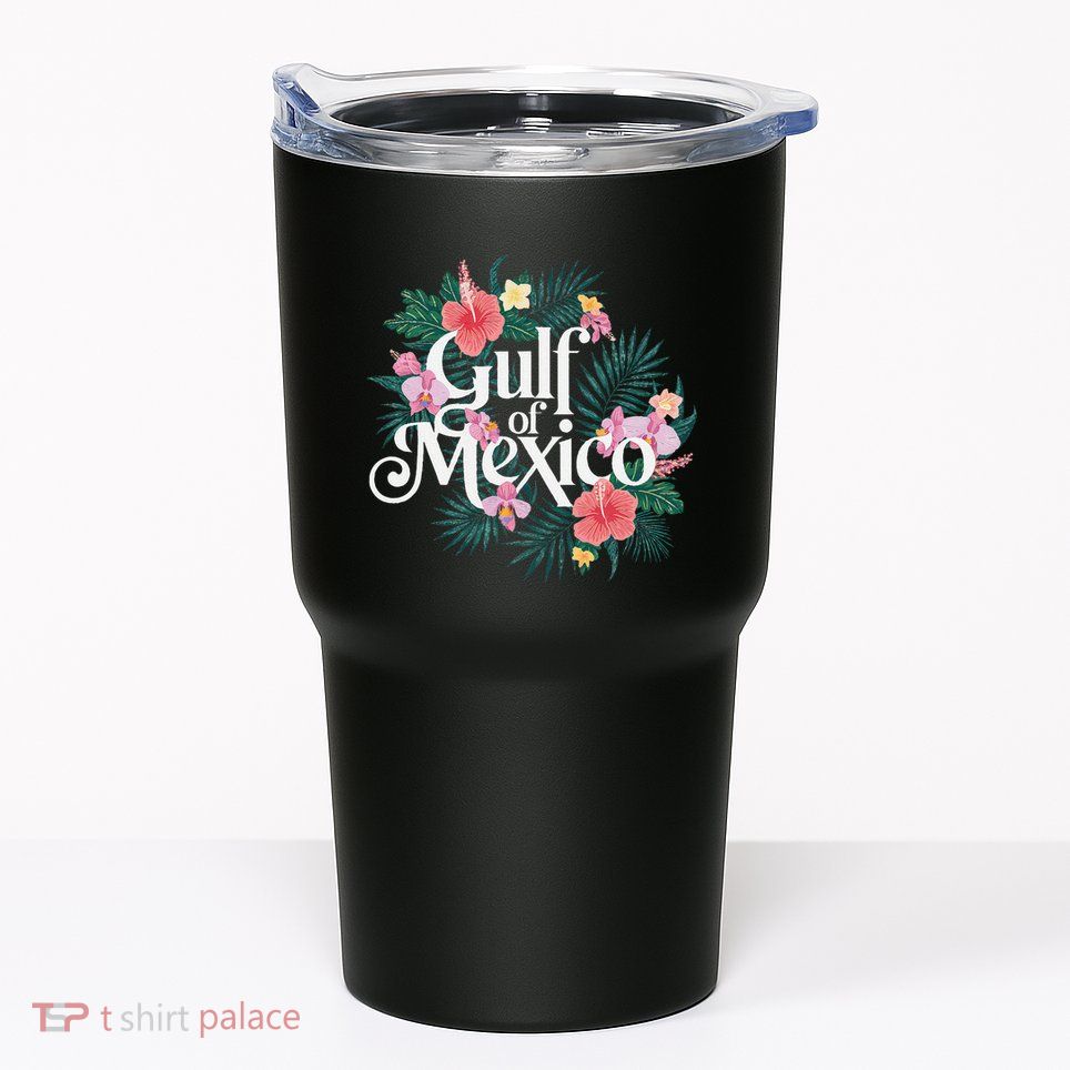 Gulf Of Mexico Gift Flag Beach Golfo De Mexico .Png Tumbler