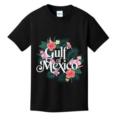 Gulf Of Mexico Gift Flag Beach Golfo De Mexico .Png Kids T-Shirt