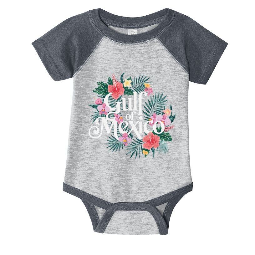 Gulf Of Mexico Gift Flag Beach Golfo De Mexico .Png Infant Baby Jersey Bodysuit