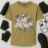 Gulf Of Mexico Gift Flag Beach Golfo De Mexico .Png Cooling Performance Crew T-Shirt