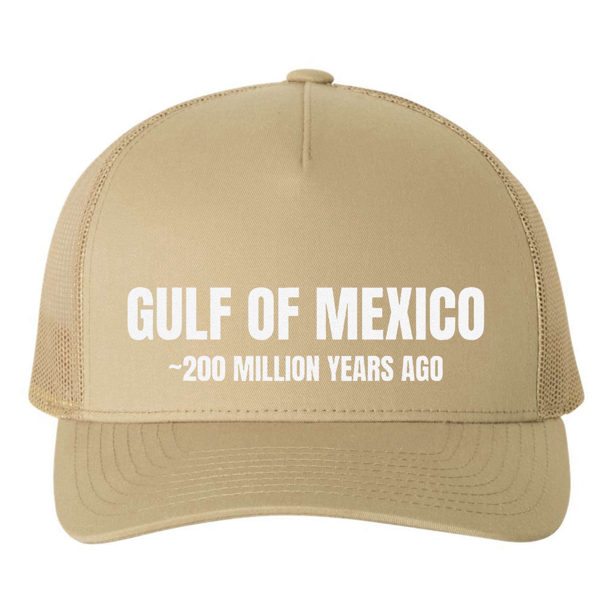 Gulf Of Mexico Vintage 200 Million Years Ago Yupoong Adult 5-Panel Trucker Hat