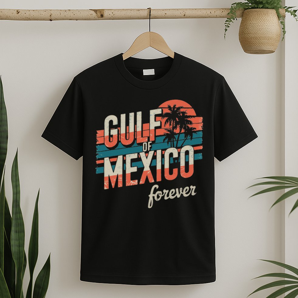 Gulf Of Mexico Forever Retro Vintage Gulf Of Mexico T-Shirt