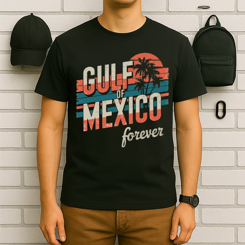 Gulf Of Mexico Forever Retro Vintage Gulf Of Mexico T-Shirt