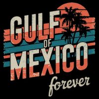 Gulf Of Mexico Forever Retro Vintage Gulf Of Mexico T-Shirt