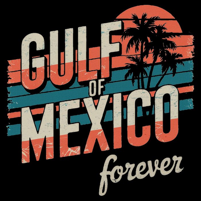 Gulf Of Mexico Forever Retro Vintage Gulf Of Mexico T-Shirt