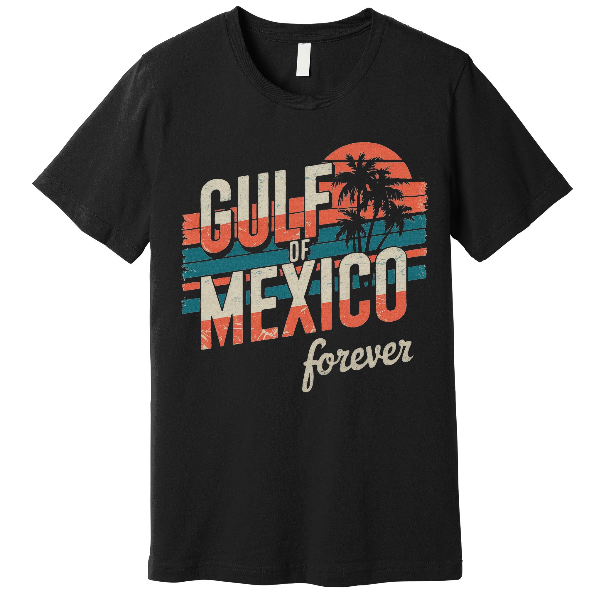Gulf Of Mexico Forever Retro Vintage Gulf Of Mexico Premium T-Shirt