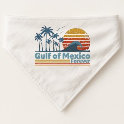 Gulf Of Mexico Forever USA-Made Doggie Bandana