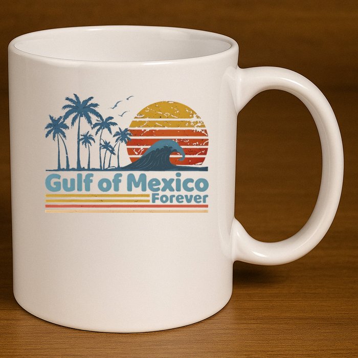 Gulf Of Mexico Forever 11oz C Handle Ceramic Mug