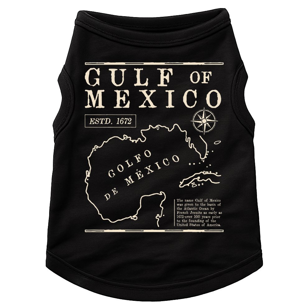 Gulf of Mexico Forever Retro Vintage Beach Women Doggie Tank