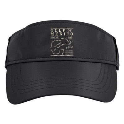 Gulf of Mexico Forever Retro Vintage Beach Women Adult Drive Performance Visor