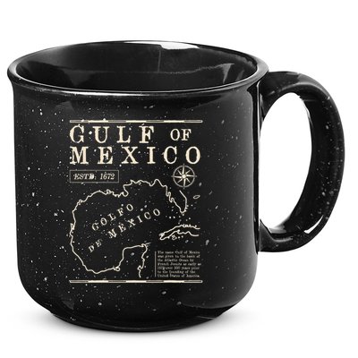 Gulf of Mexico Forever Retro Vintage Beach Women 15oz Campfire Ceramic Mug