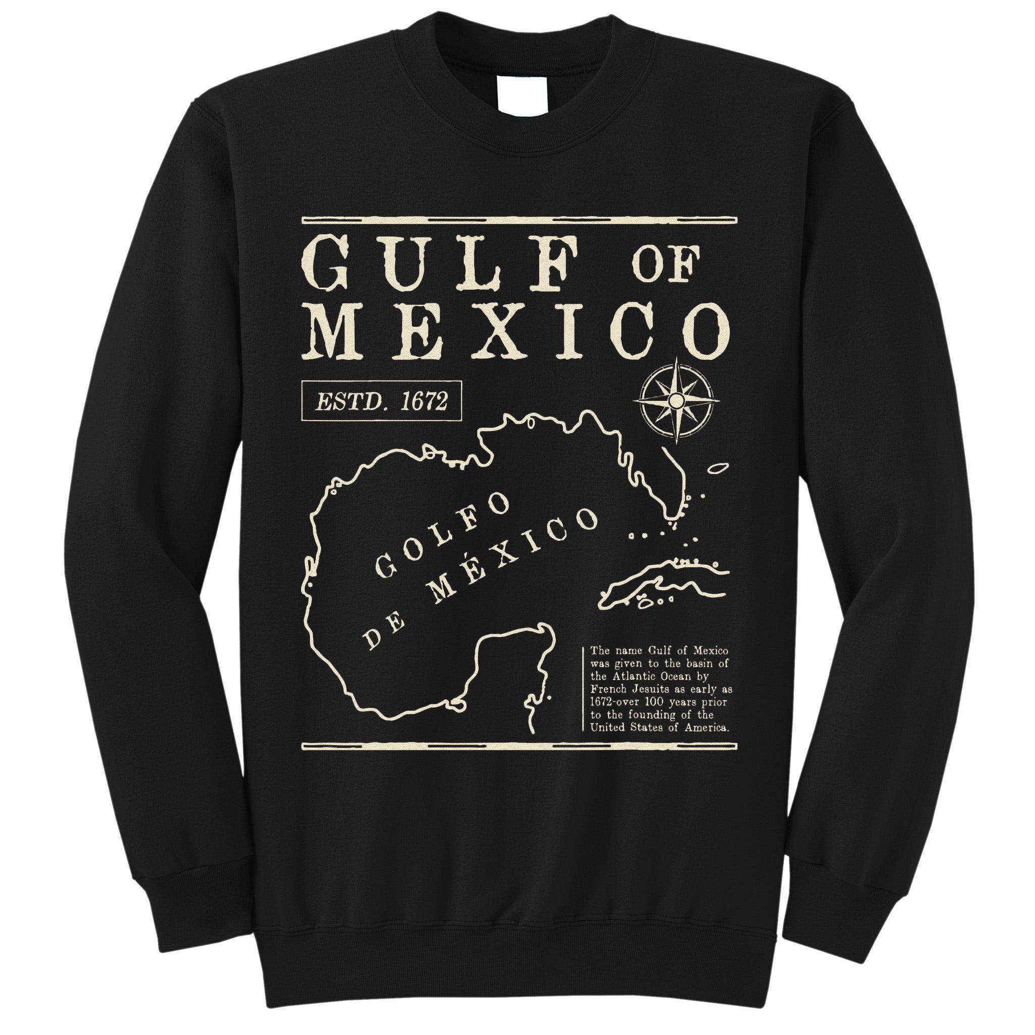 Gulf of Mexico Forever Retro Vintage Beach Women Tall Sweatshirt