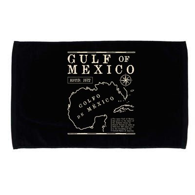 Gulf of Mexico Forever Retro Vintage Beach Women Microfiber Hand Towel
