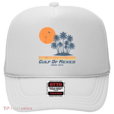 Gulf Of Mexico 1672 High Crown Mesh Back Trucker Hat