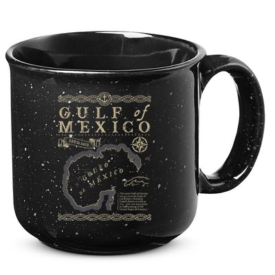 Gulf Of Mexico Est 1550 Retro Vintage Beach 15oz Campfire Ceramic Mug