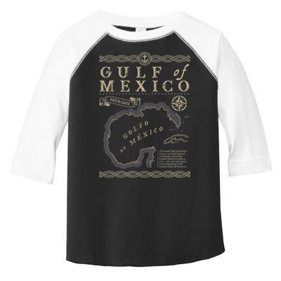 Gulf Of Mexico Est 1550 Retro Vintage Beach Toddler Fine Jersey T-Shirt