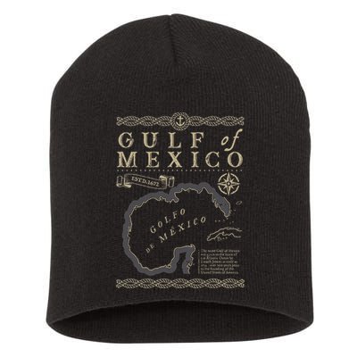 Gulf Of Mexico Est 1550 Retro Vintage Beach Short Acrylic Beanie