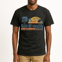 Gulf Of Mexico Forever Since 1672 Retro Vintage Beach Gulf Tall T-Shirt
