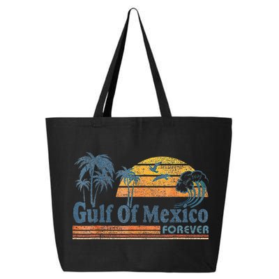 Gulf Of Mexico Forever Since 1672 Retro Vintage Beach Gulf 25L Jumbo Tote