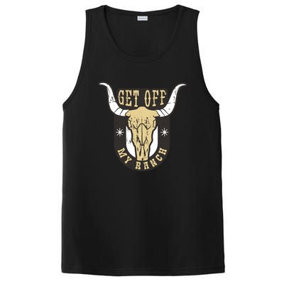 Get Off My Ranch Bull PosiCharge Competitor Tank