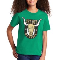 Get Off My Ranch Bull Kids T-Shirt