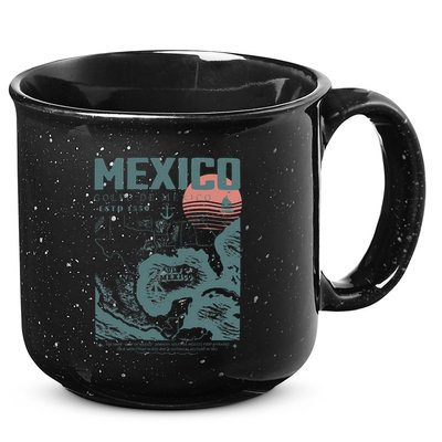 Gulf Of Mexico Vintage Map Nautical Ocean Adventure 15oz Campfire Ceramic Mug