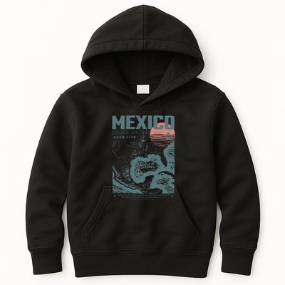 Gulf Of Mexico Vintage Map Nautical Ocean Adventure Kids Hoodie