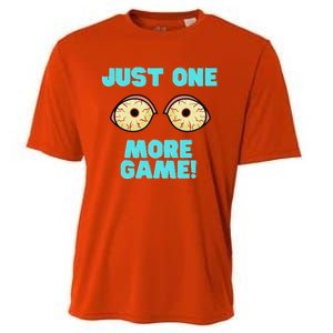 Gamer One More Game Funny Video Games Cooling Performance Crew T-Shirt