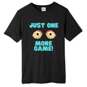 Gamer One More Game Funny Video Games Tall Fusion ChromaSoft Performance T-Shirt