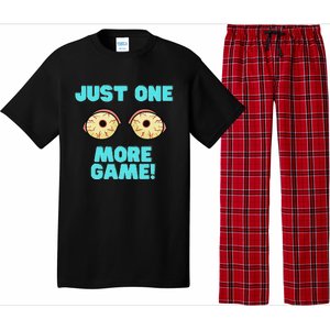 Gamer One More Game Funny Video Games Pajama Set