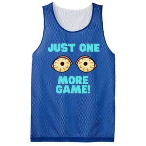 Gamer One More Game Funny Video Games Mesh Reversible Basketball Jersey Tank