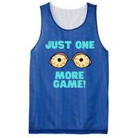 Gamer One More Game Funny Video Games Mesh Reversible Basketball Jersey Tank