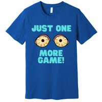 Gamer One More Game Funny Video Games Premium T-Shirt