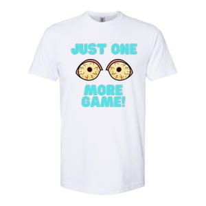 Gamer One More Game Funny Video Games Softstyle CVC T-Shirt