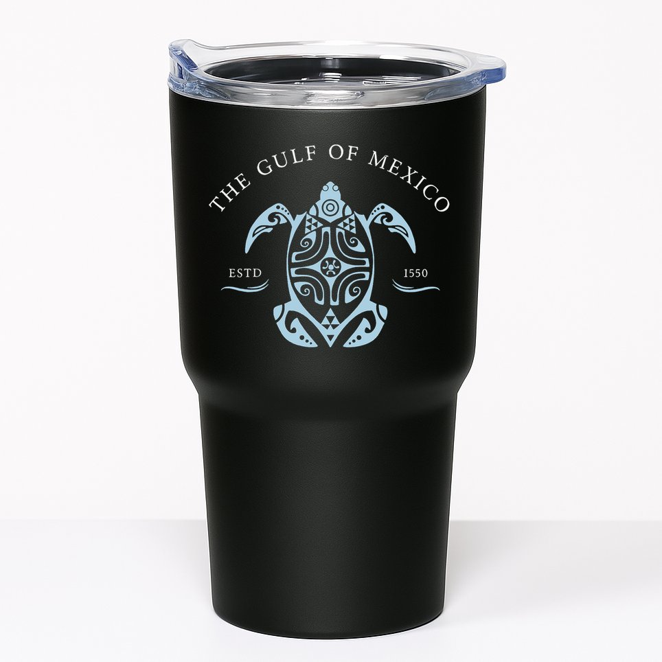 Gulf of Mexico Turtle Anti Trump Tumbler