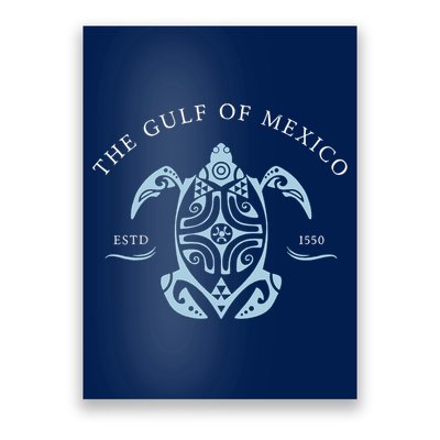 Gulf of Mexico Turtle Anti Trump Poster