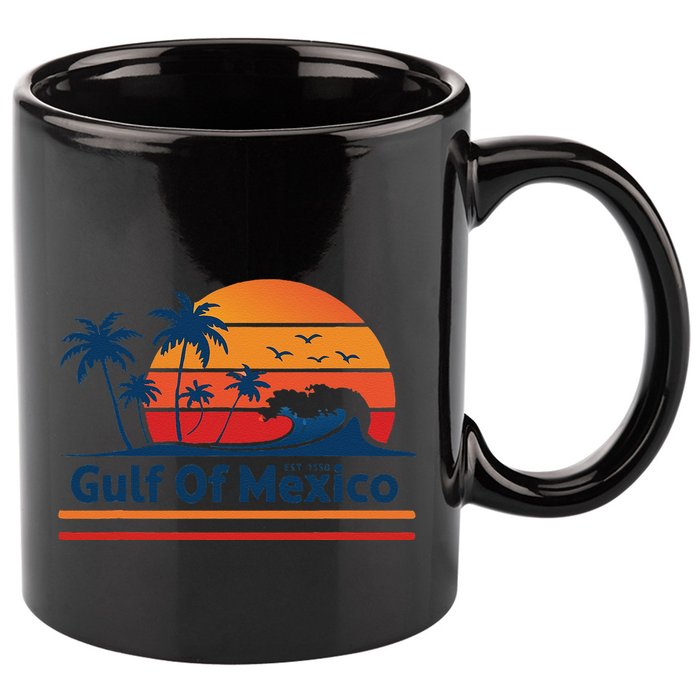Gulf Of Mexico 11oz C Handle Ceramic Mug