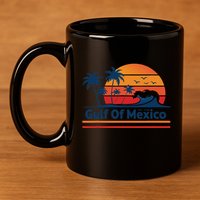 Gulf Of Mexico 11oz C Handle Ceramic Mug