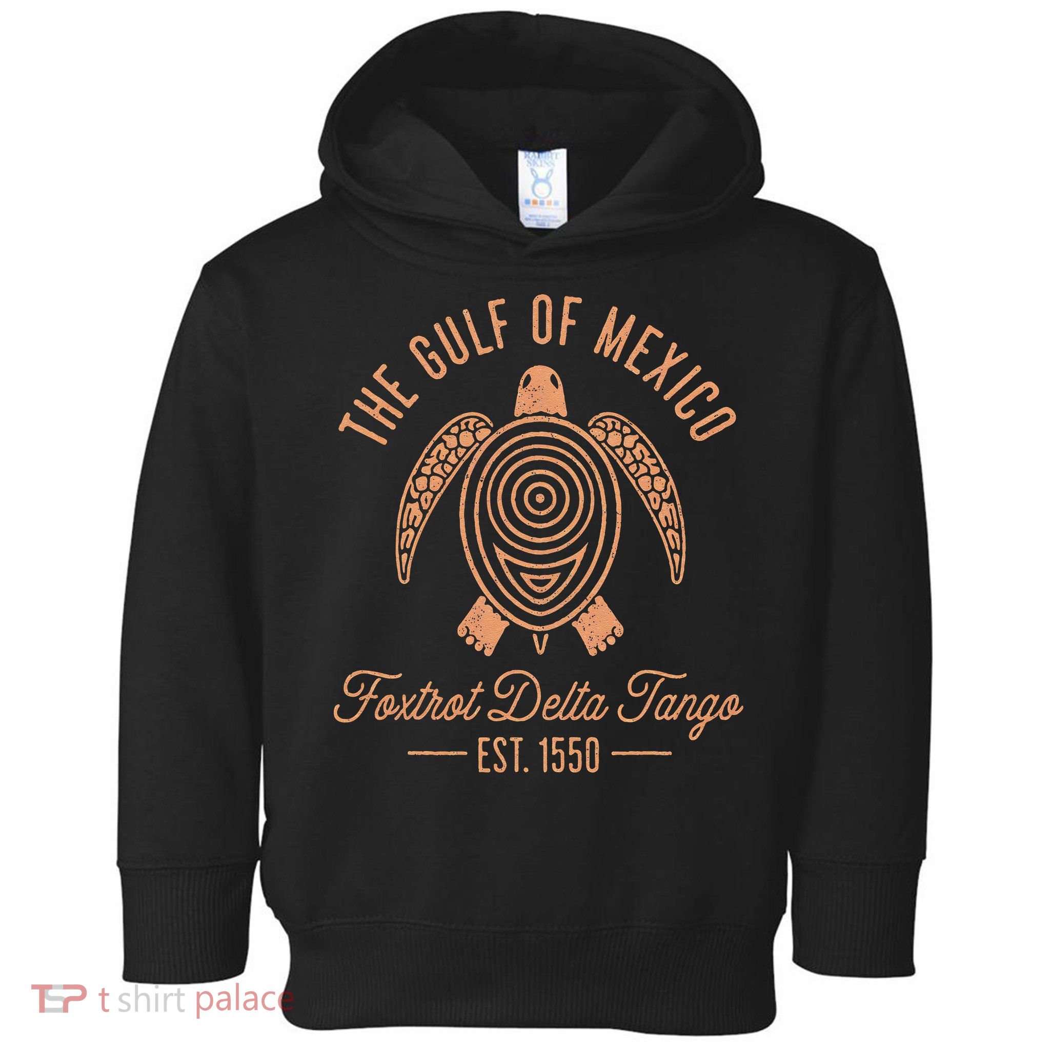 Gulf Of Mexico Foxtrots Deltas Tangos Gulf Of Mexico Turtle Toddler Hoodie
