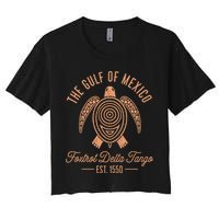 Gulf Of Mexico Foxtrots Deltas Tangos Gulf Of Mexico Turtle Crop Top