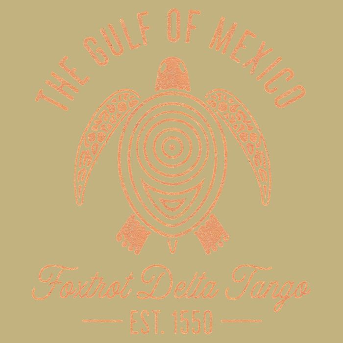 Gulf Of Mexico Foxtrots Deltas Tangos Gulf Of Mexico Turtle Tall Long Sleeve T-Shirt