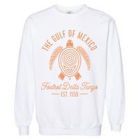 Gulf Of Mexico Foxtrots Deltas Tangos Gulf Of Mexico Turtle Garment-Dyed Sweatshirt