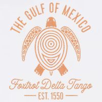 Gulf Of Mexico Foxtrots Deltas Tangos Gulf Of Mexico Turtle Garment-Dyed Sweatshirt