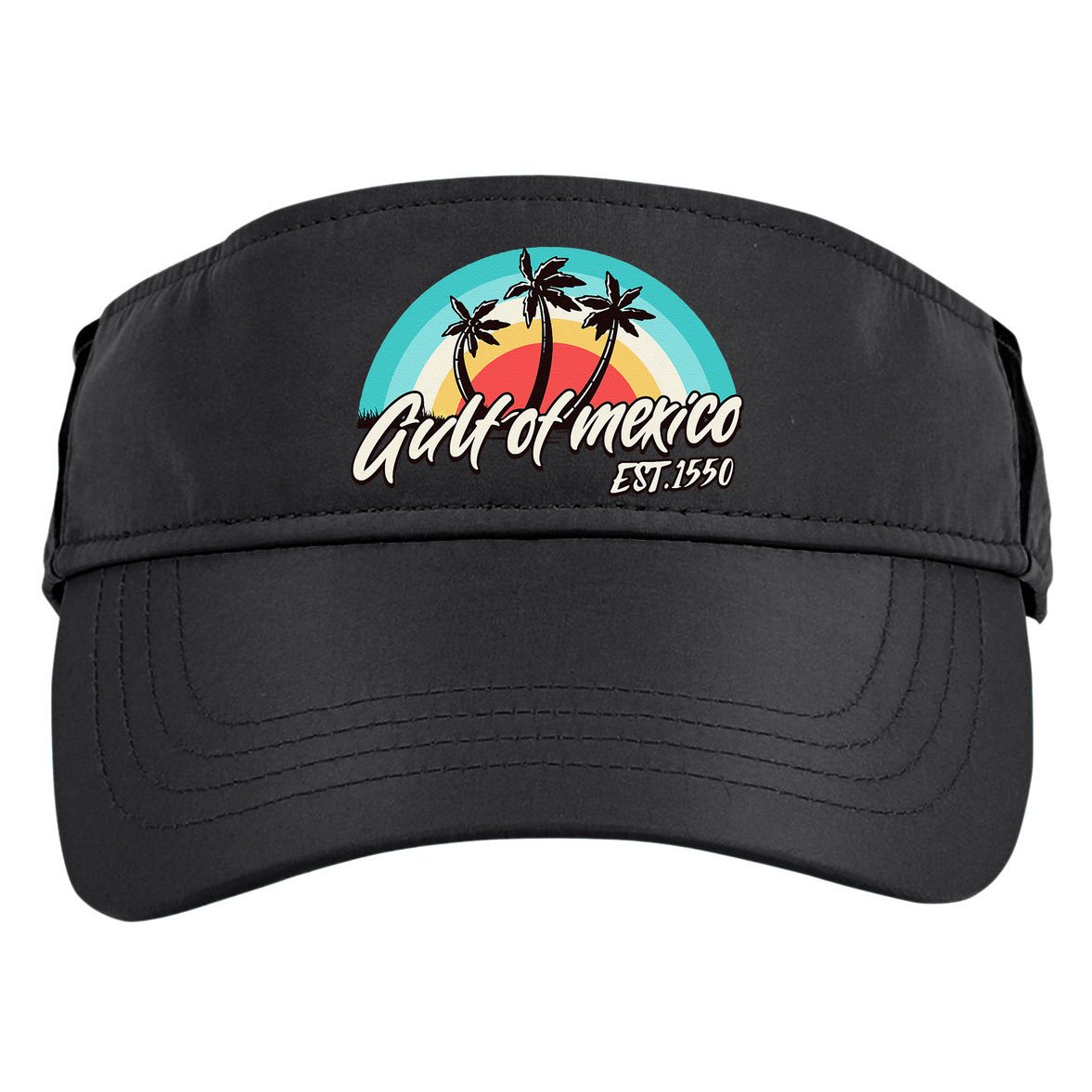 Gulf Of Mexico Est 1550 Adult Drive Performance Visor