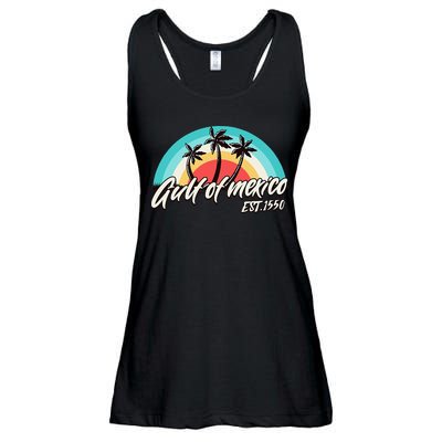 Gulf Of Mexico Est 1550 Ladies Essential Flowy Tank