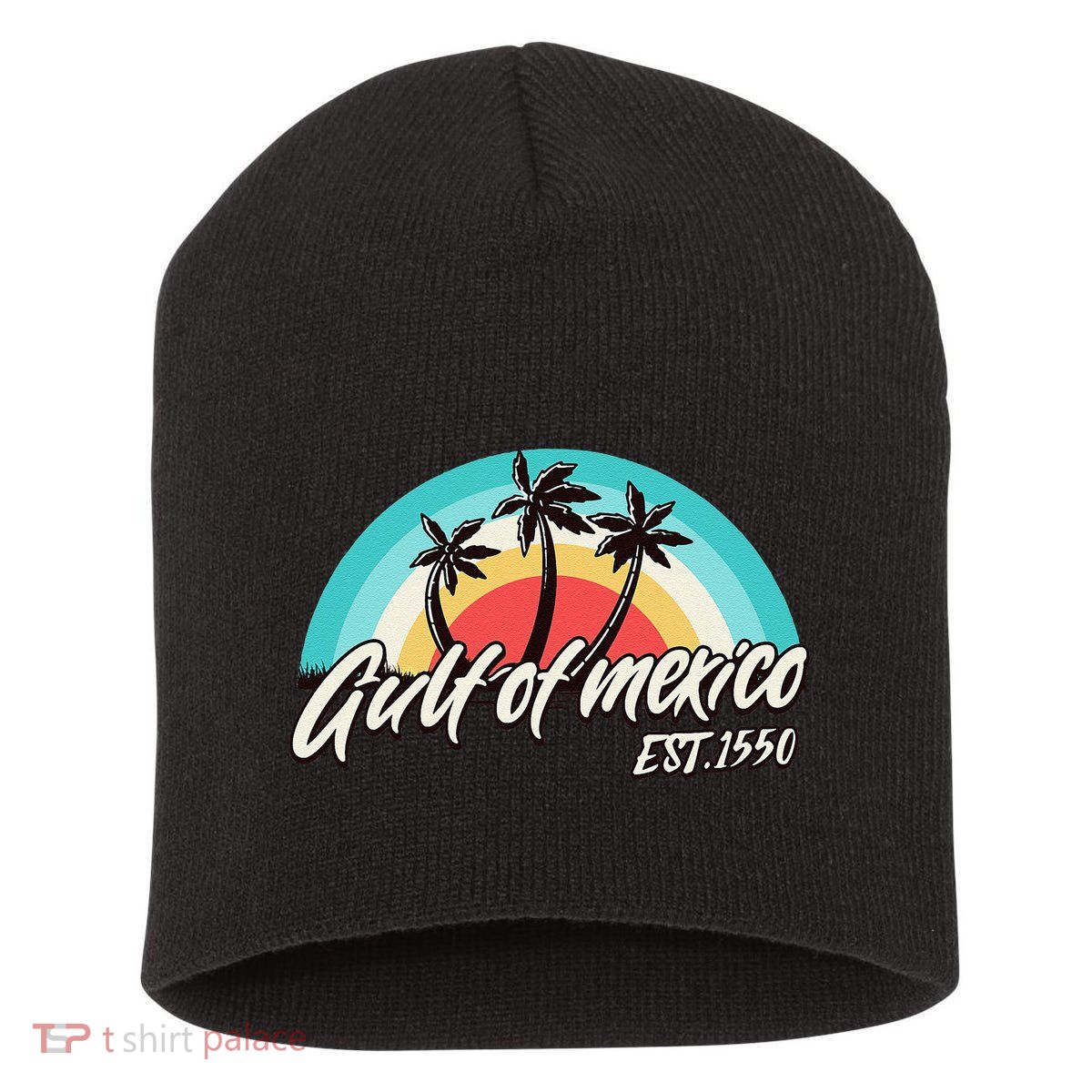 Gulf Of Mexico Est 1550 Short Acrylic Beanie