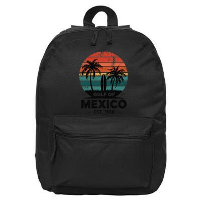 Gulf Of Mexico Historic Since 1550 Map Gulf Of Mexico 2025 16 in Basic Backpack